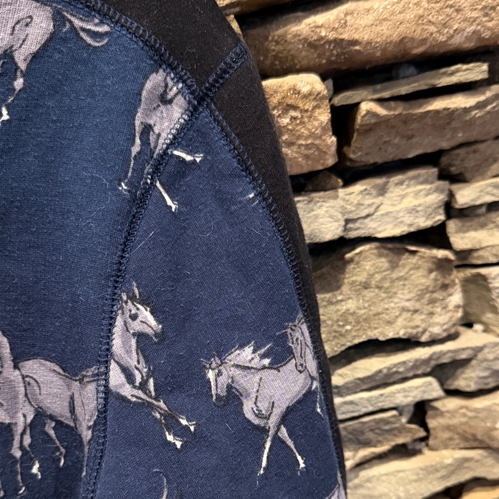 Kerrits Blue Horse Pattern Hoodie - Picture 7 of 9